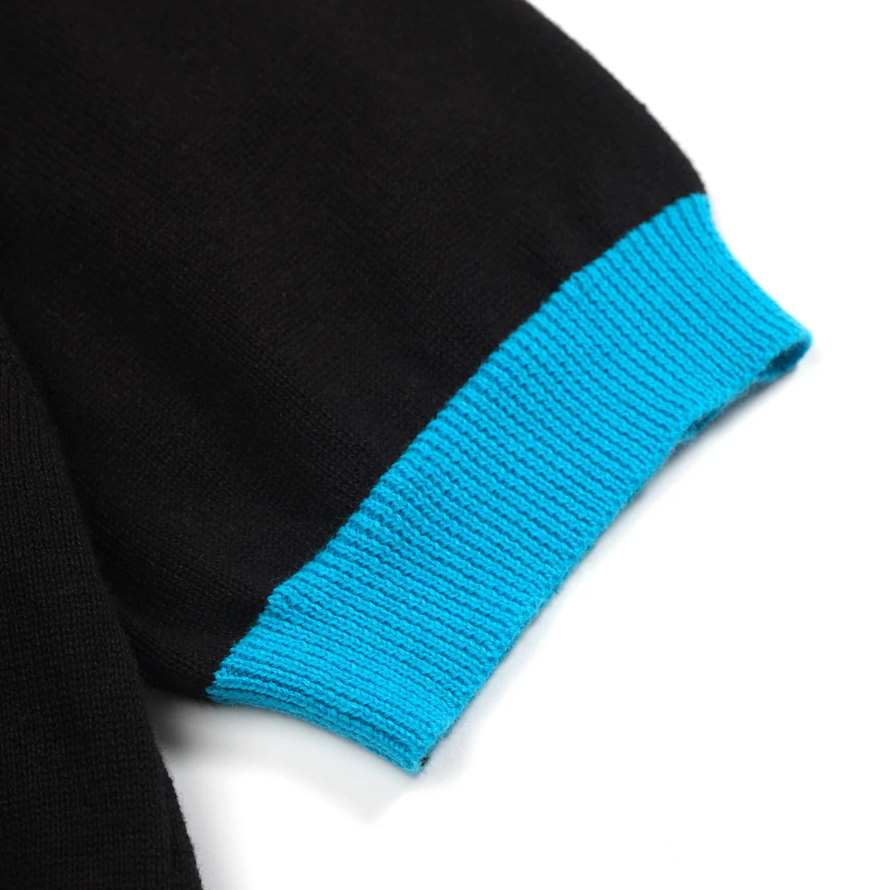 Women's black Lightning jacquard knit T-shirt - Image 7