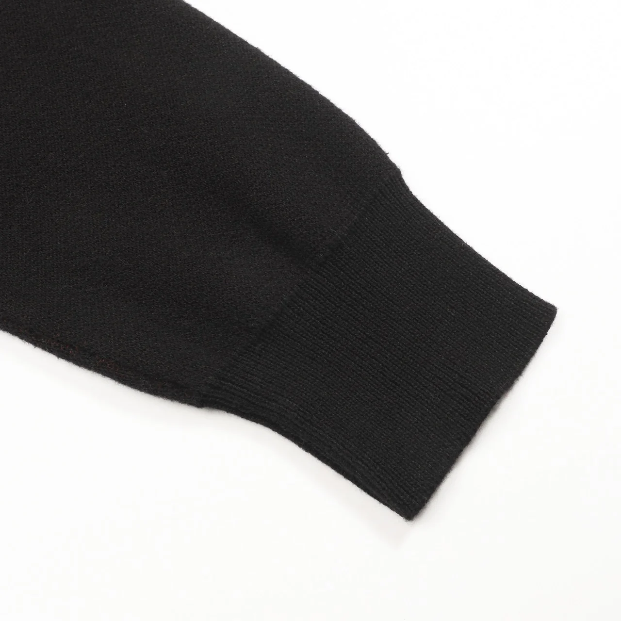 Women's black love stripe vintage jacquard knitwear - Image 8