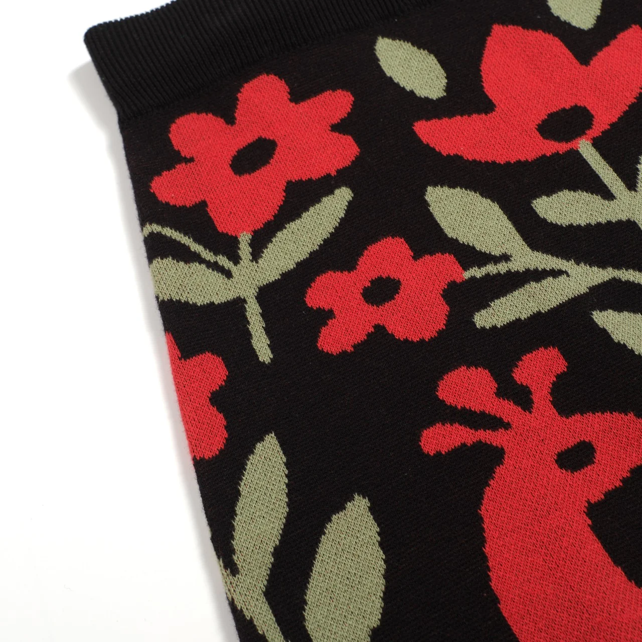 Women's black phoenix vintage knit skirt - Image 5