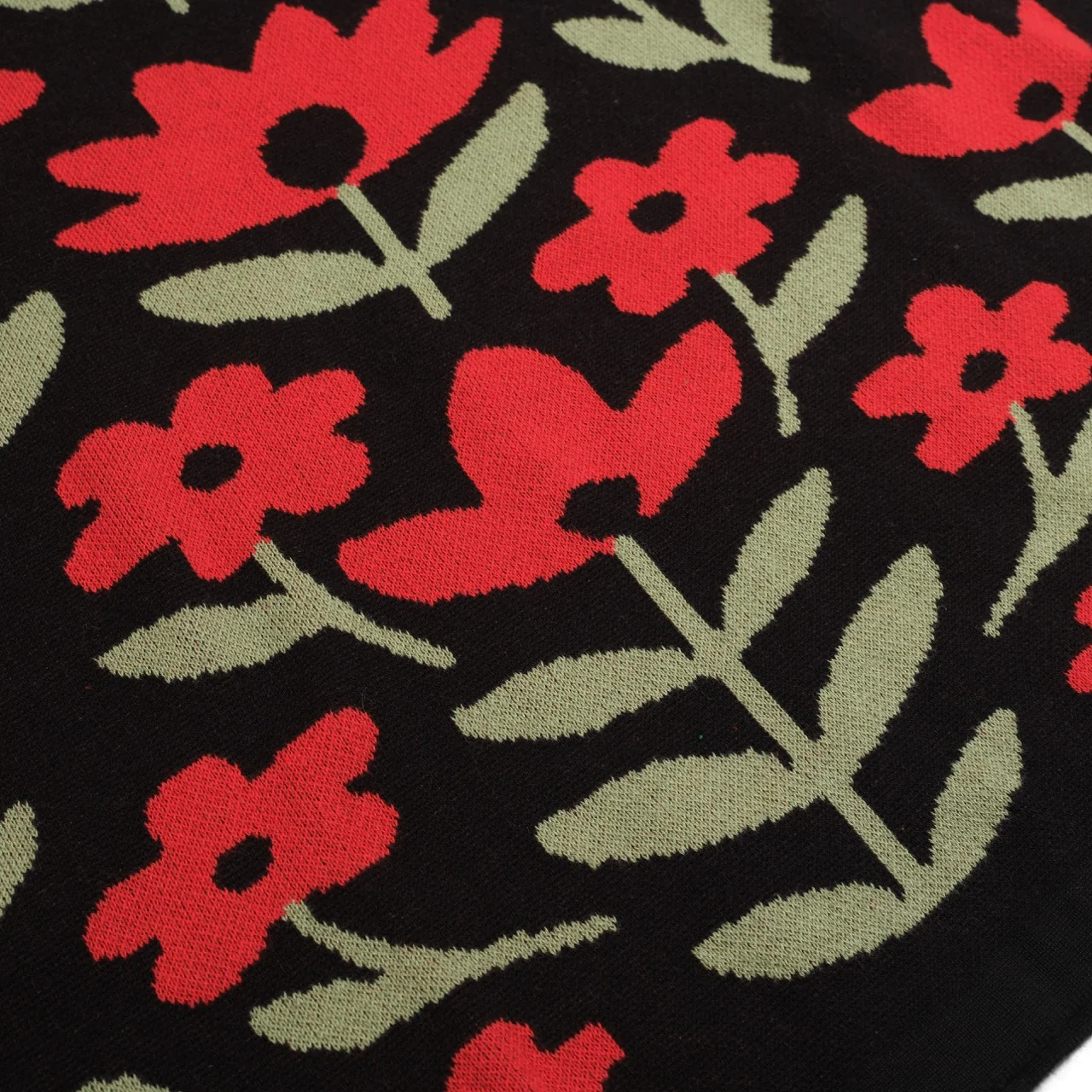 Women's black phoenix vintage knit skirt - Image 6