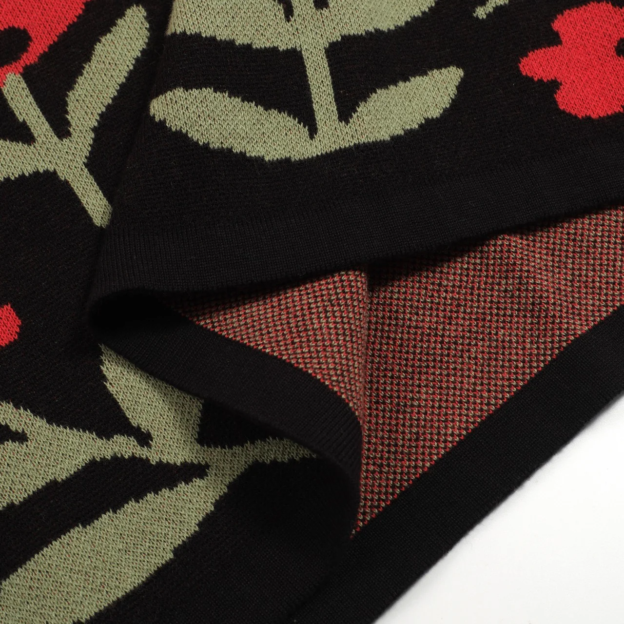 Women's black phoenix vintage knit skirt - Image 7