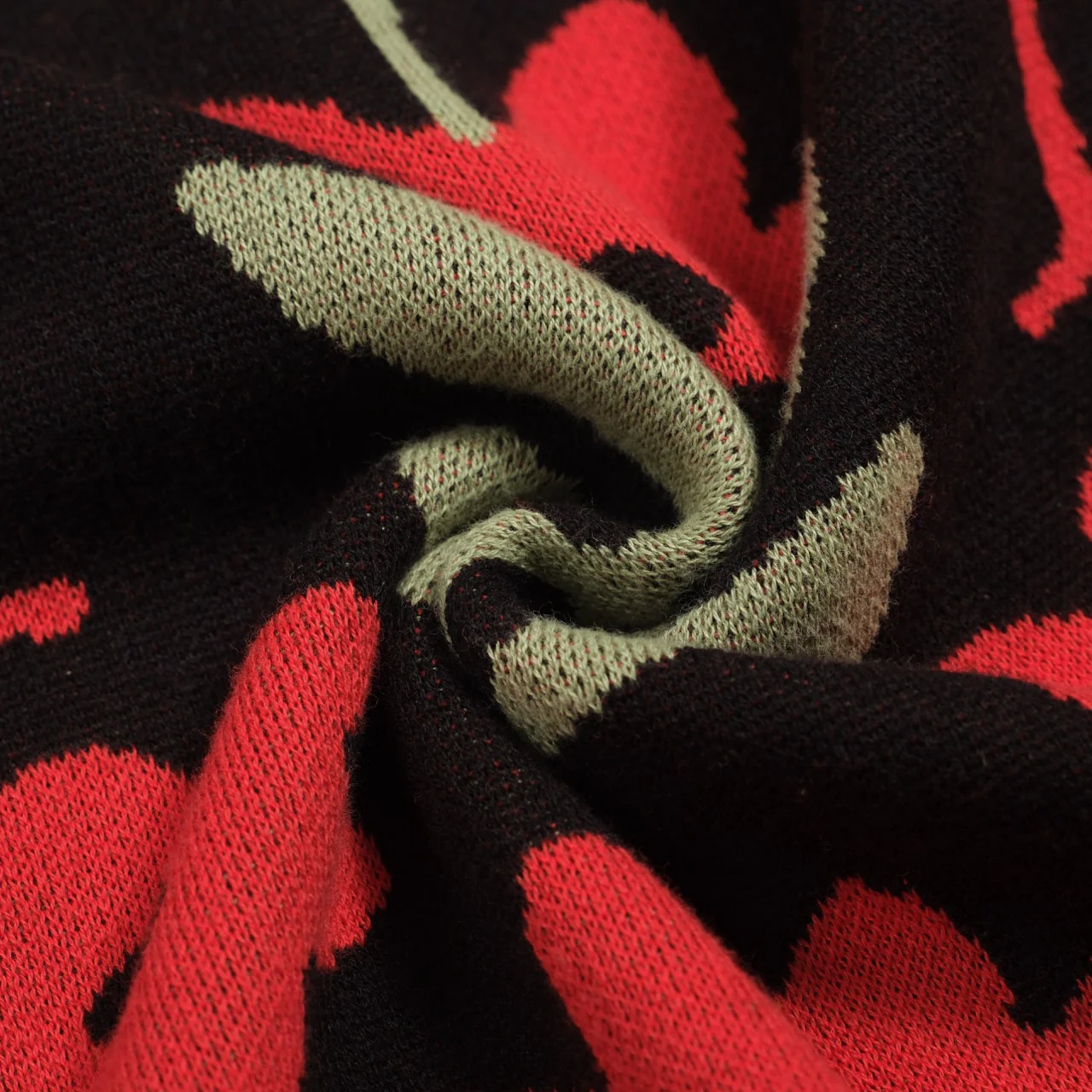 Women's black phoenix vintage knit skirt - Image 9