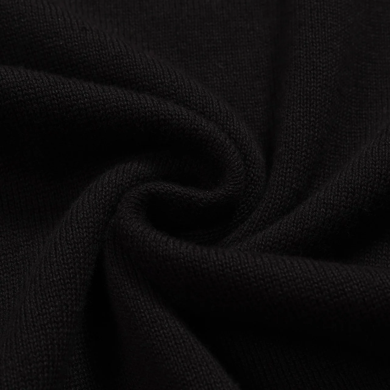Women's black retro pocket V-neck knitted T-shirt - Image 9