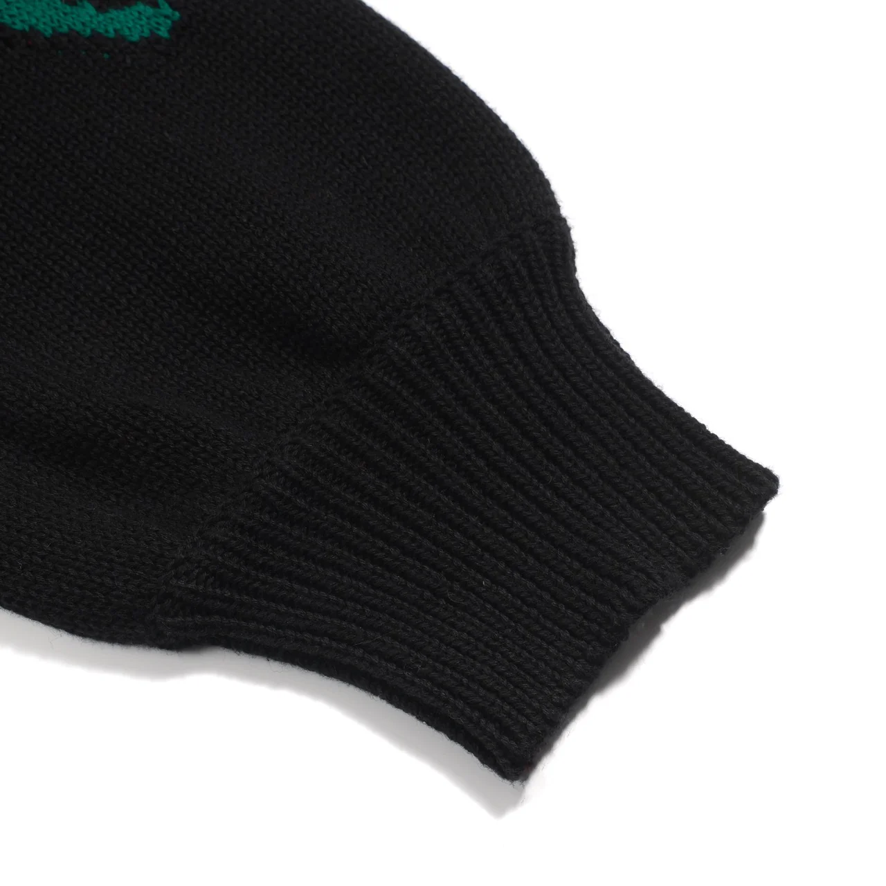 Women's black rose vintage bubble sleeve knitwear - Image 7