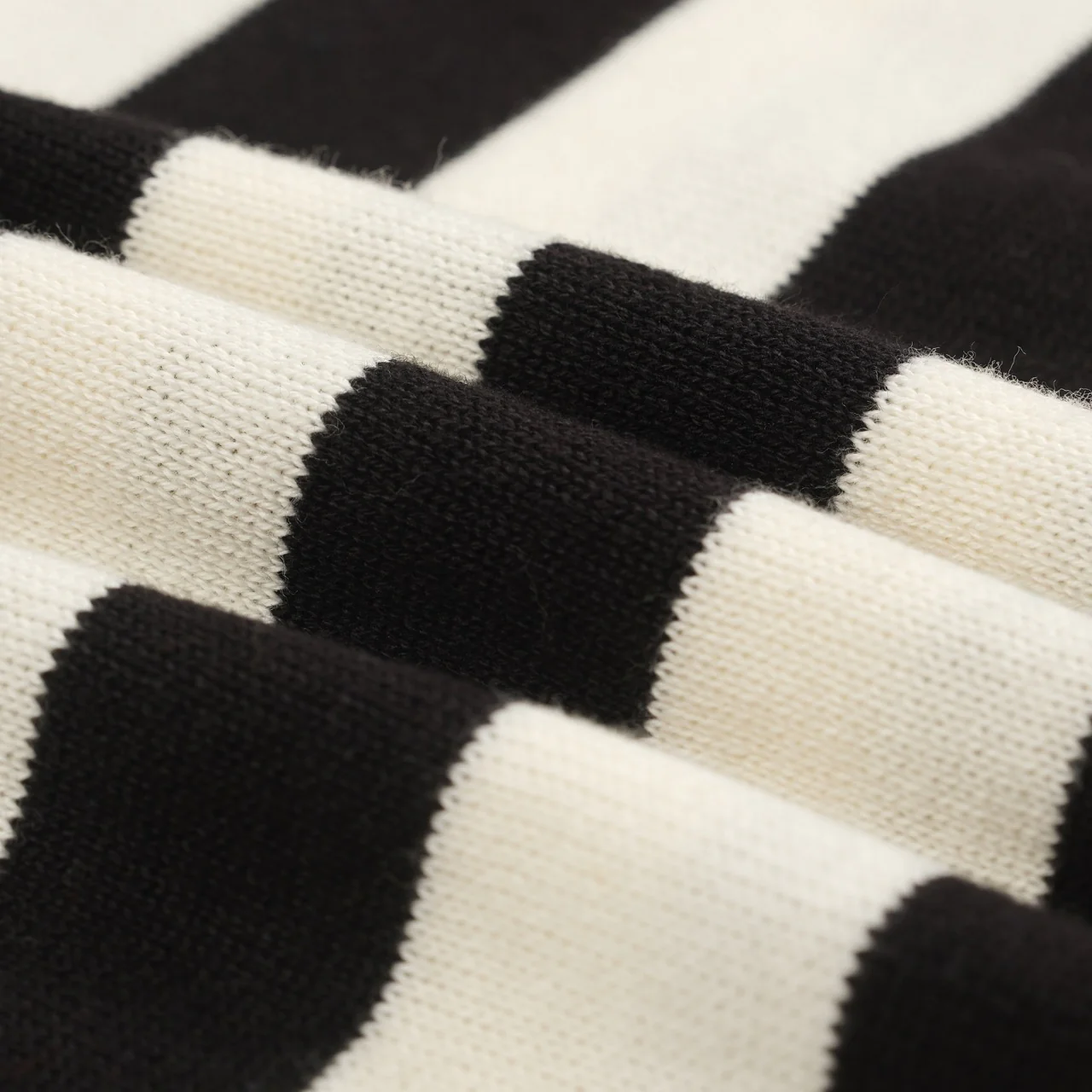 Women's black stripes vintage collage knitwear - Image 2