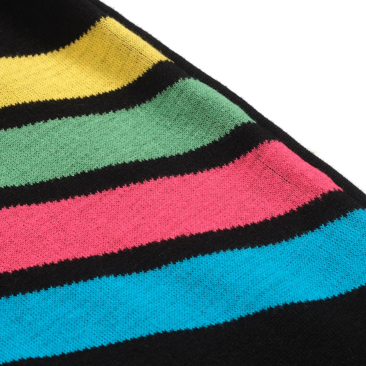 Women's black vintage diagonal stripe knitwear - Image 6