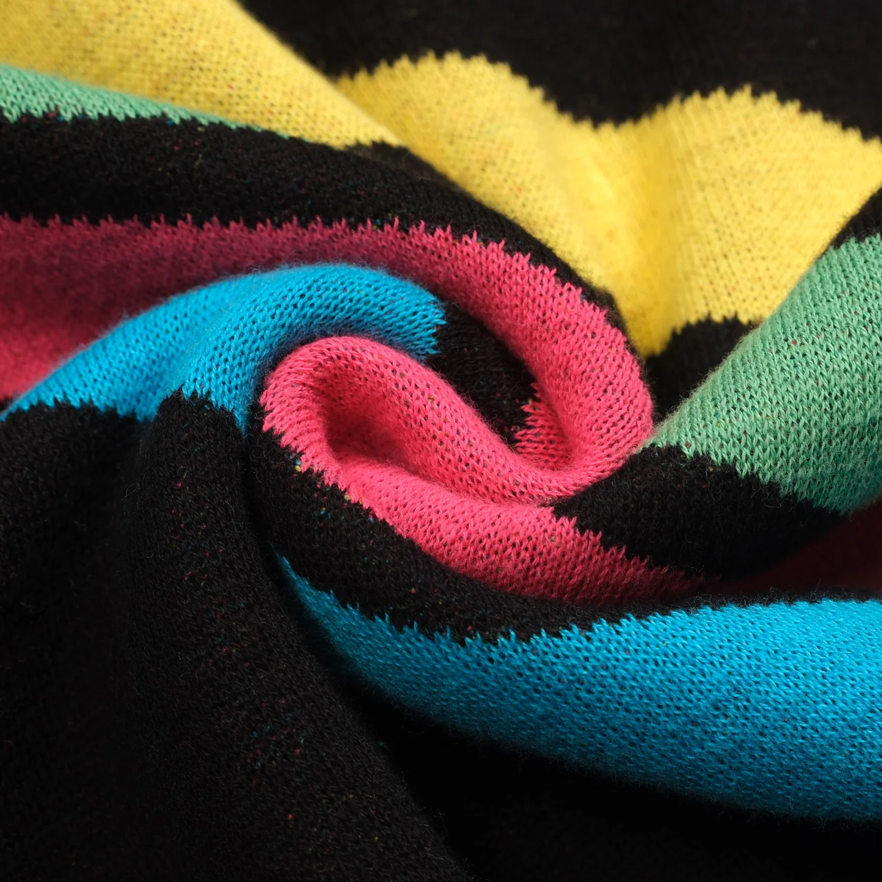 Women's black vintage diagonal stripe knitwear - Image 7
