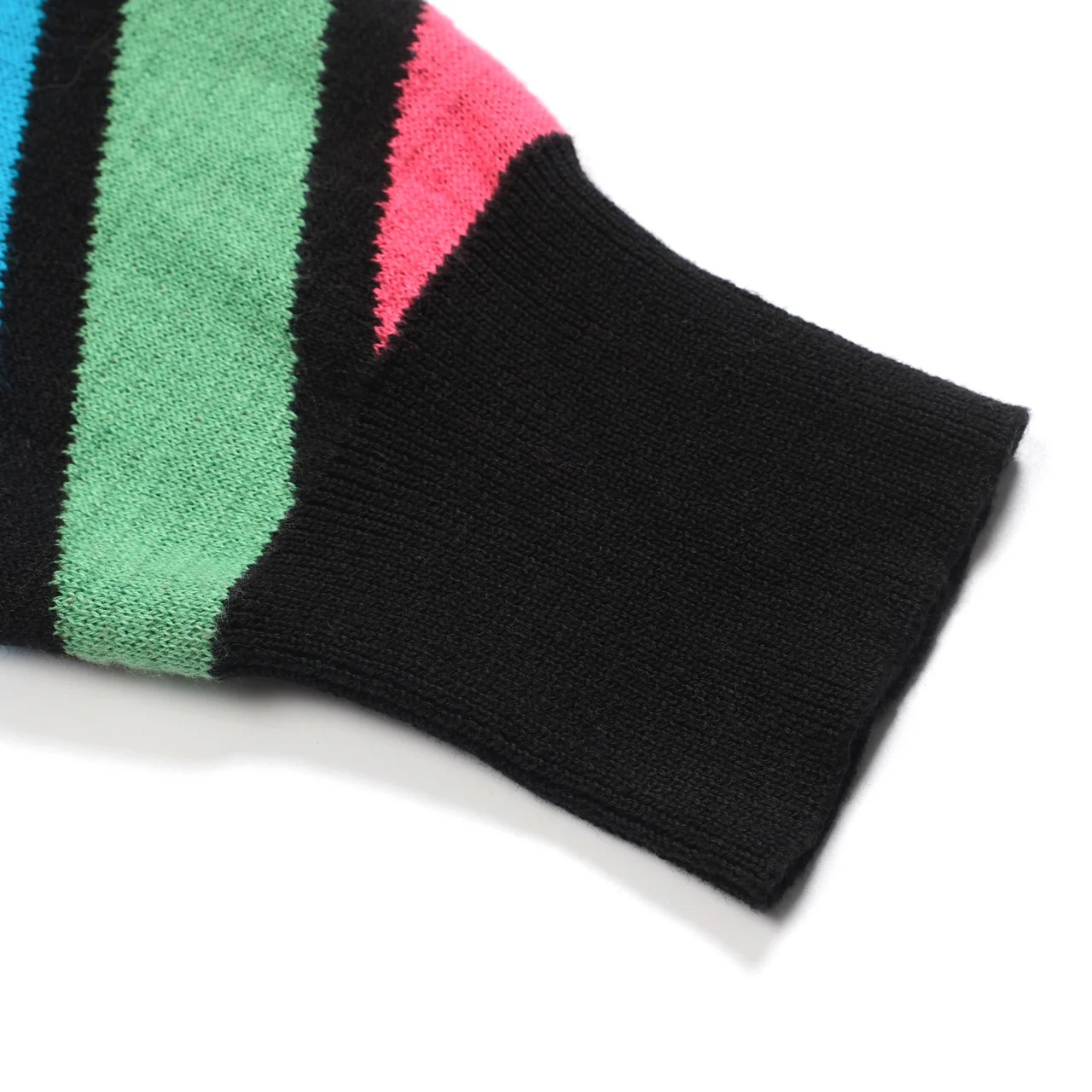 Women's black vintage diagonal stripe knitwear - Image 9