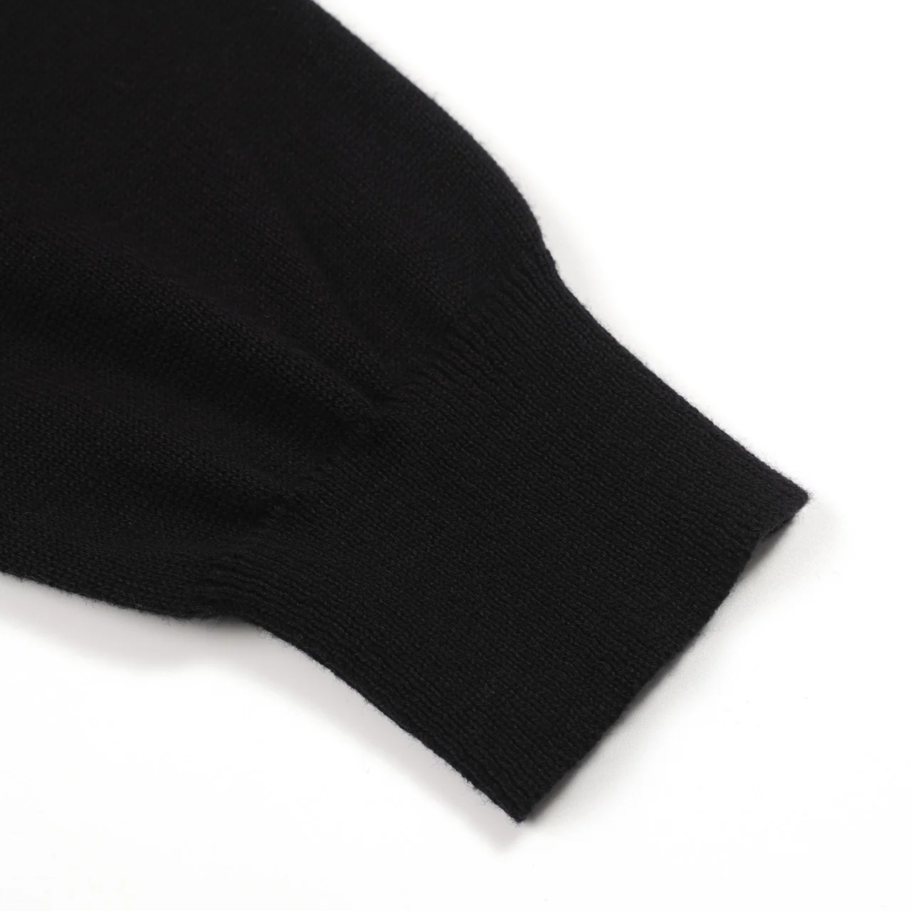 Women's black vintage pattern striped knitwear - Image 7