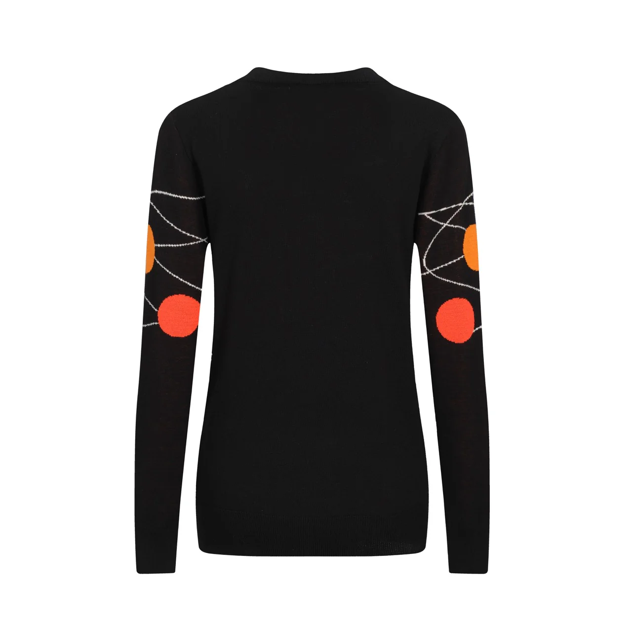 Women's black vintage Planet jacquard knitwear - Image 3