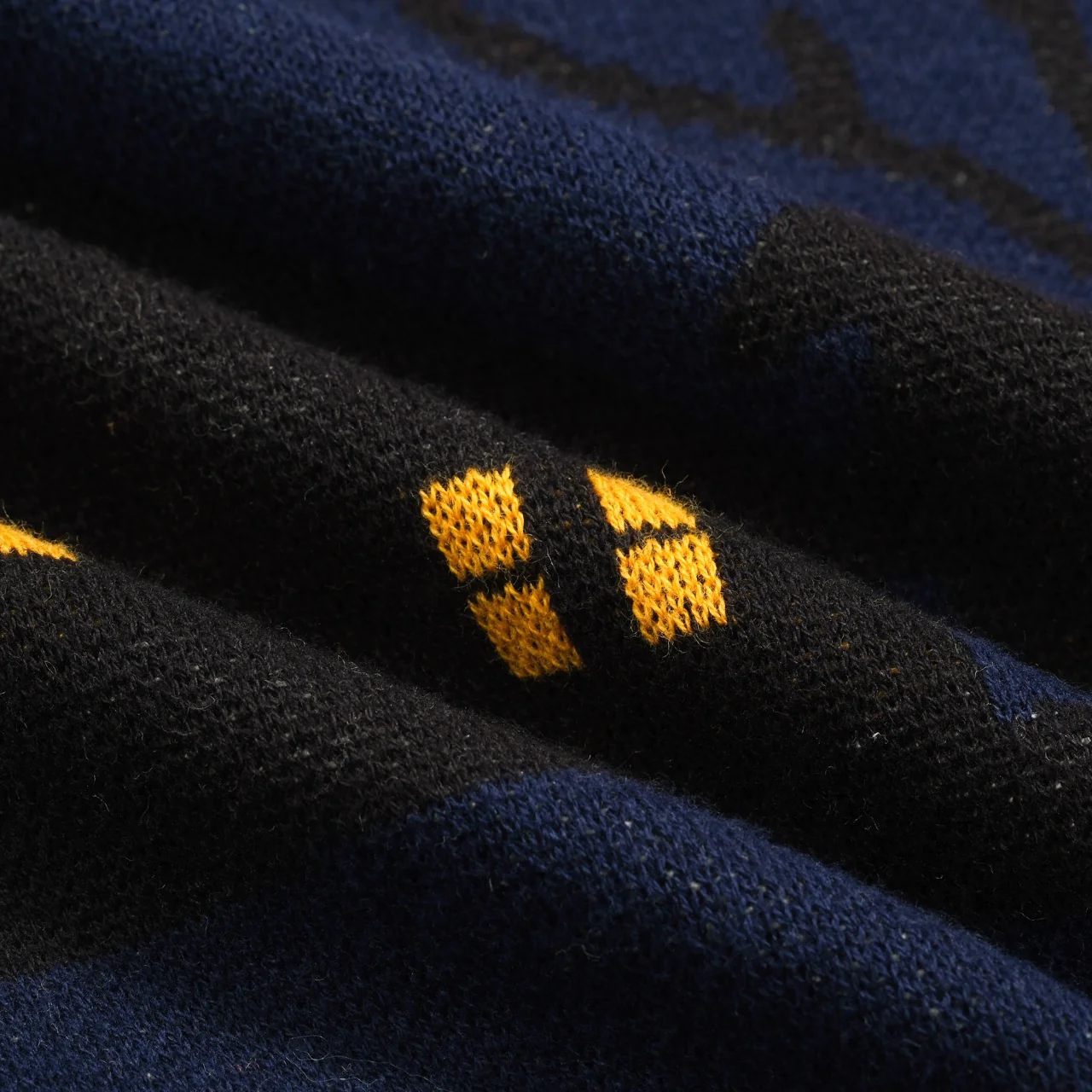 Women's dark blue Halloween night jacquard knitwear - Image 10