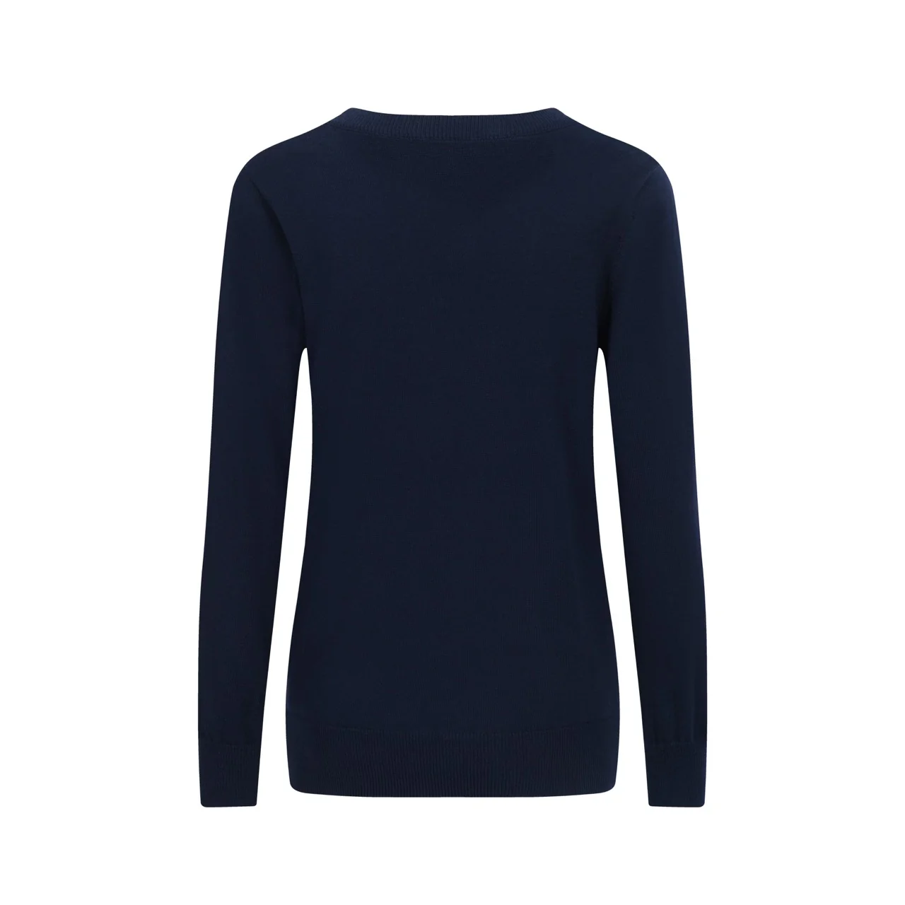 Women's dark blue wavy stripe knitwear - Image 3