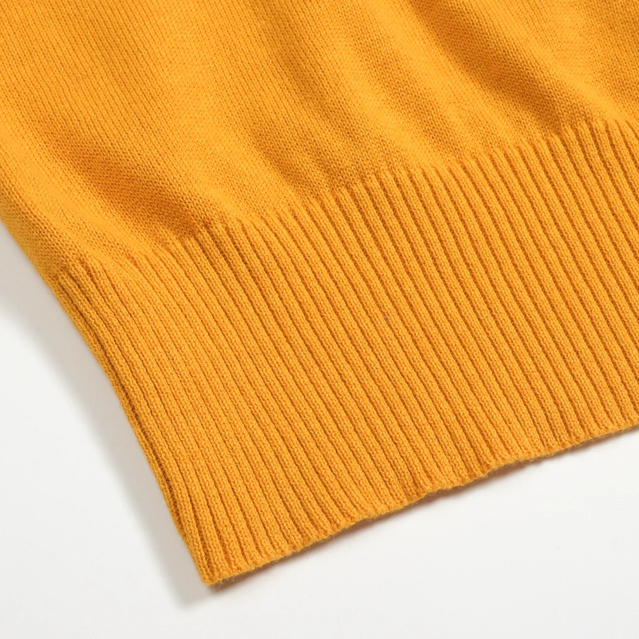 Women's fox jacquard knit diagonal shoulder knit T-shirt - short version size - Image 6
