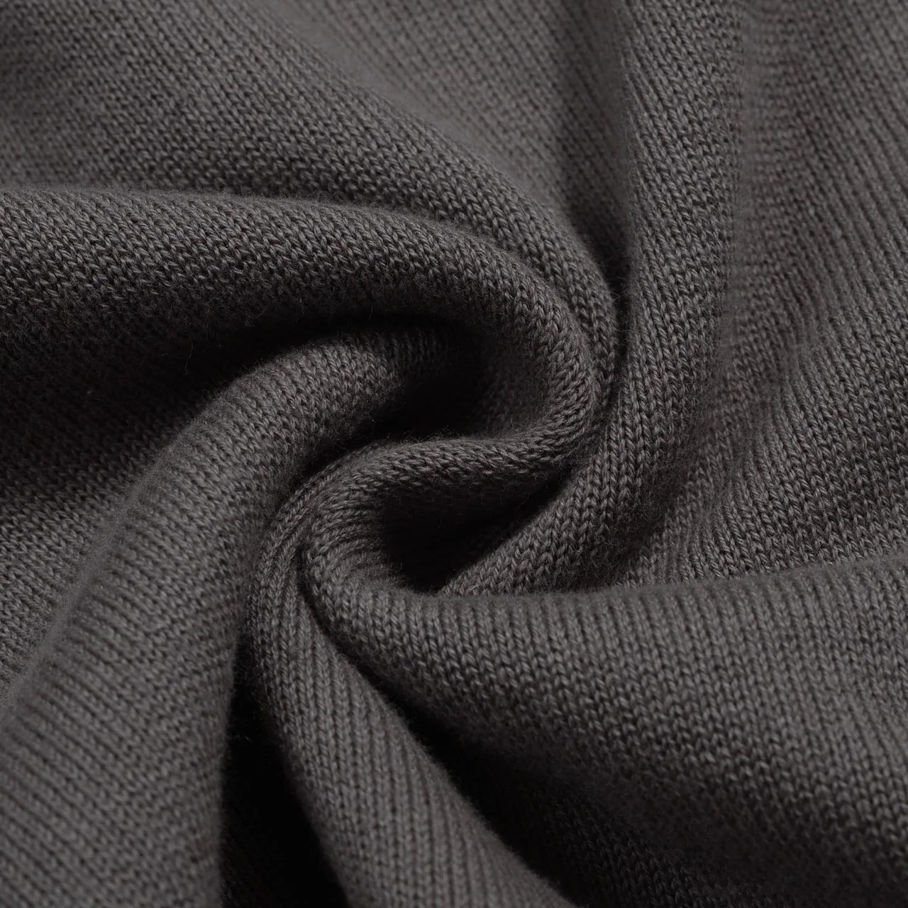 Women's gray dachshund jacquard V-neck knitwear - Image 8