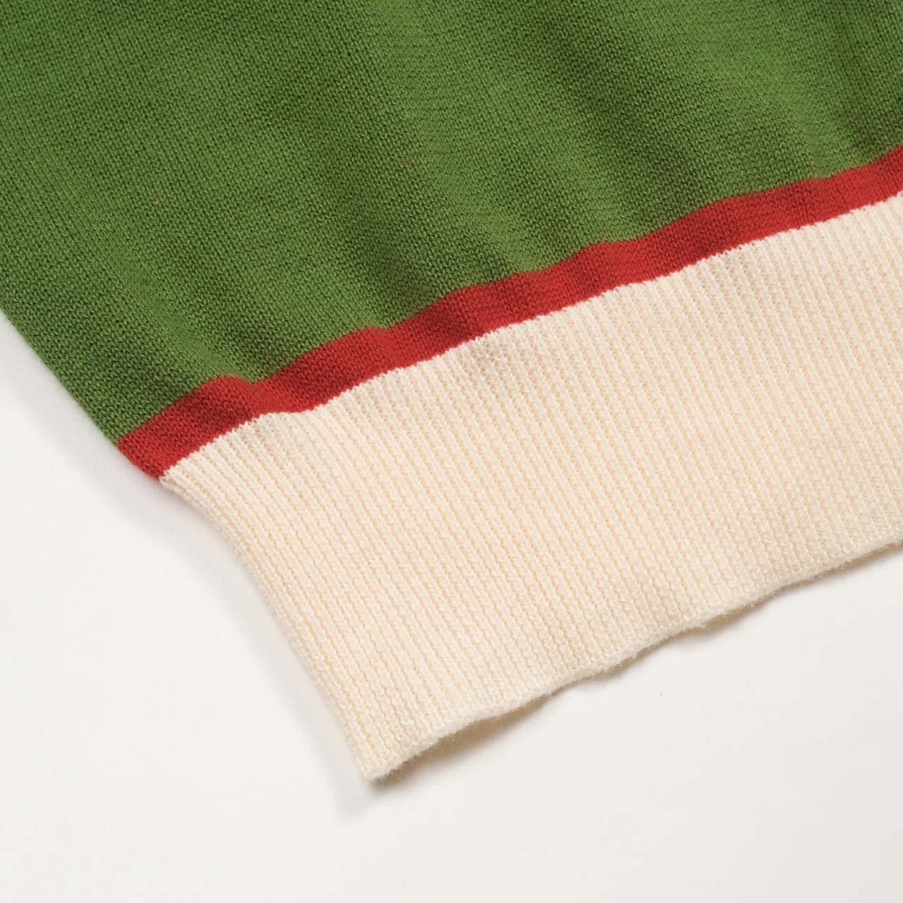 Women's green bird embroidered knitted cardigan - Image 6