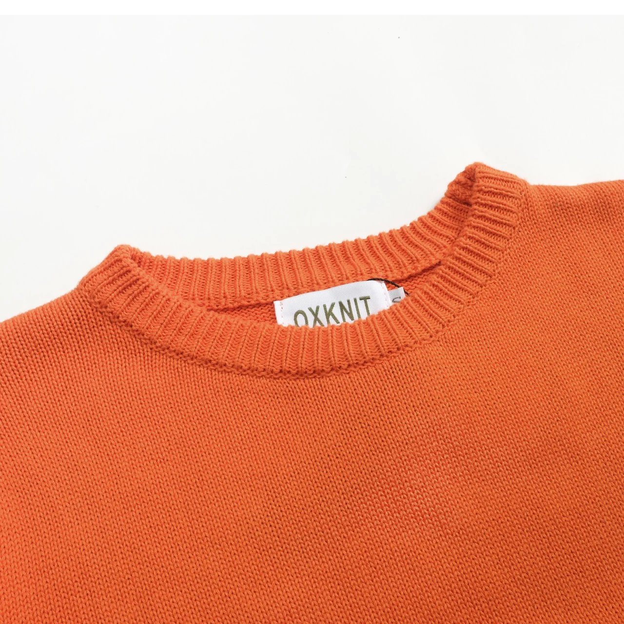 Women's orange vintage cat jacquard knitwear - Image 4