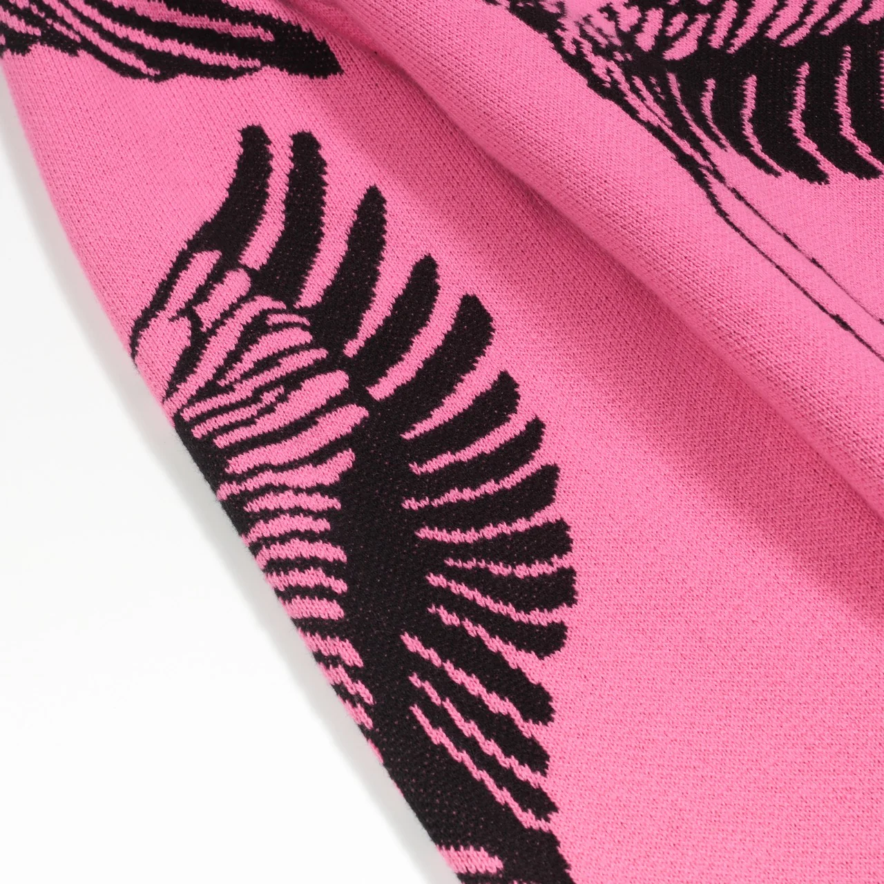 Women's pink flying crane jacquard knitwear - Image 6