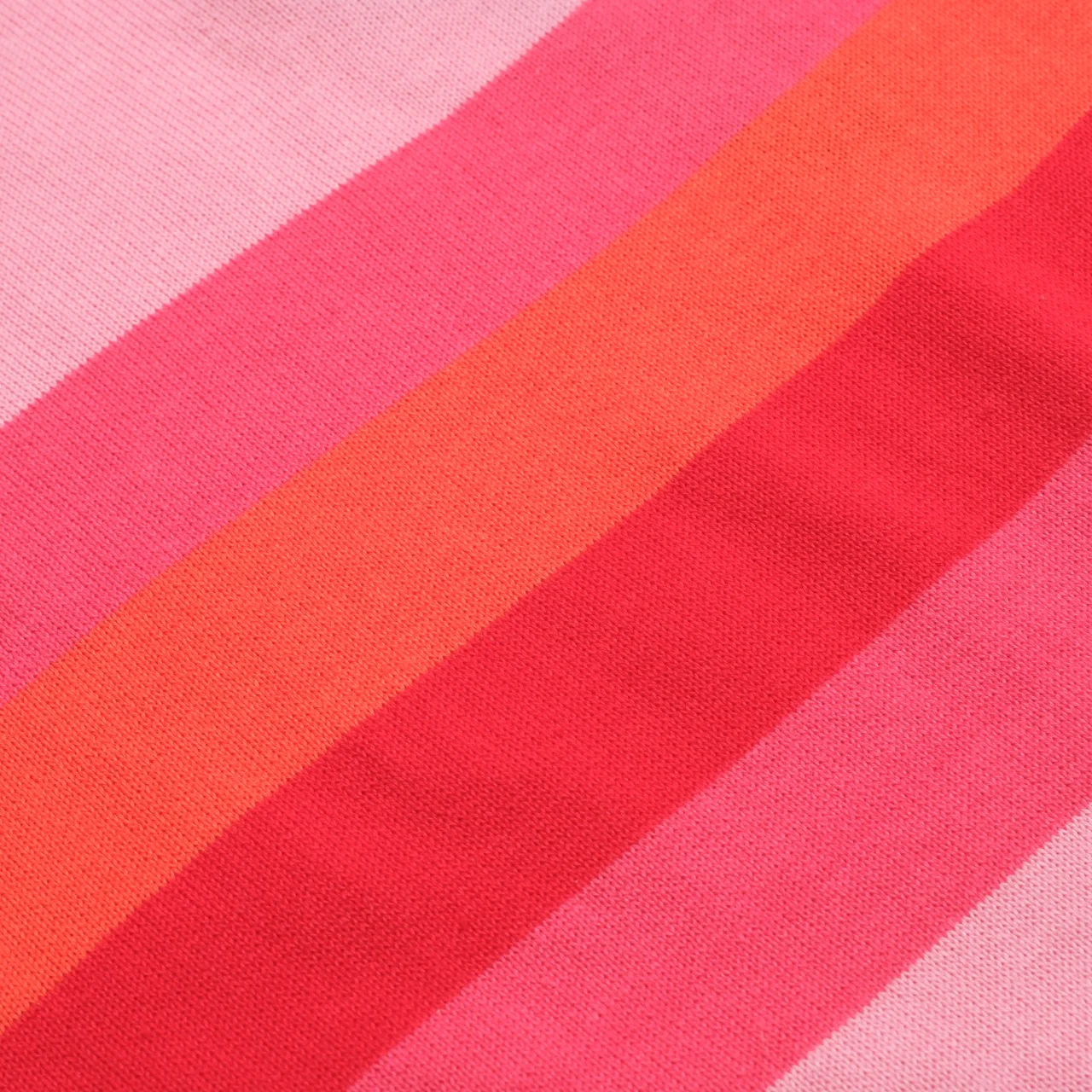 Women's pink striped retro jacquard knitwear - Image 3