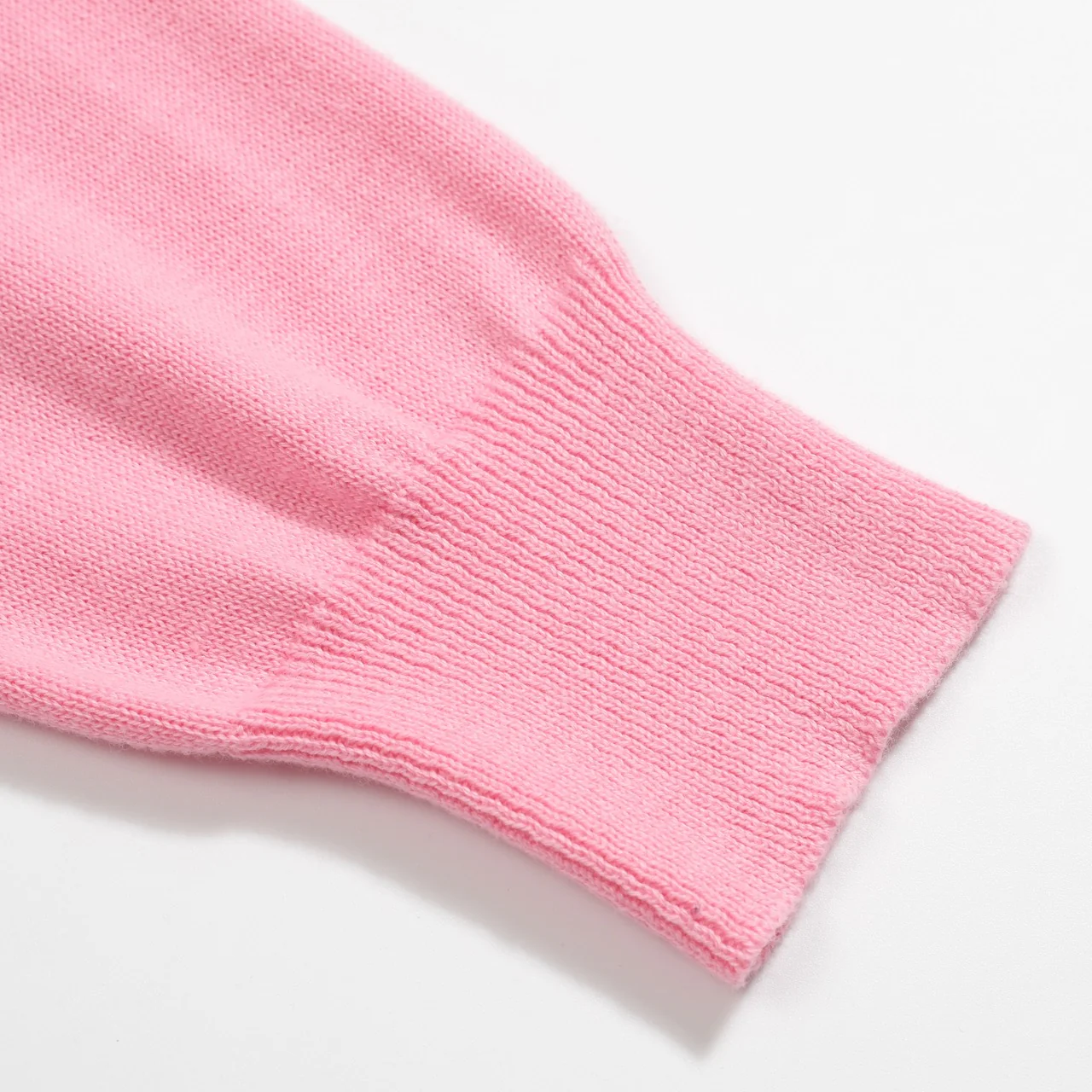 Women's pink striped retro jacquard knitwear - Image 6
