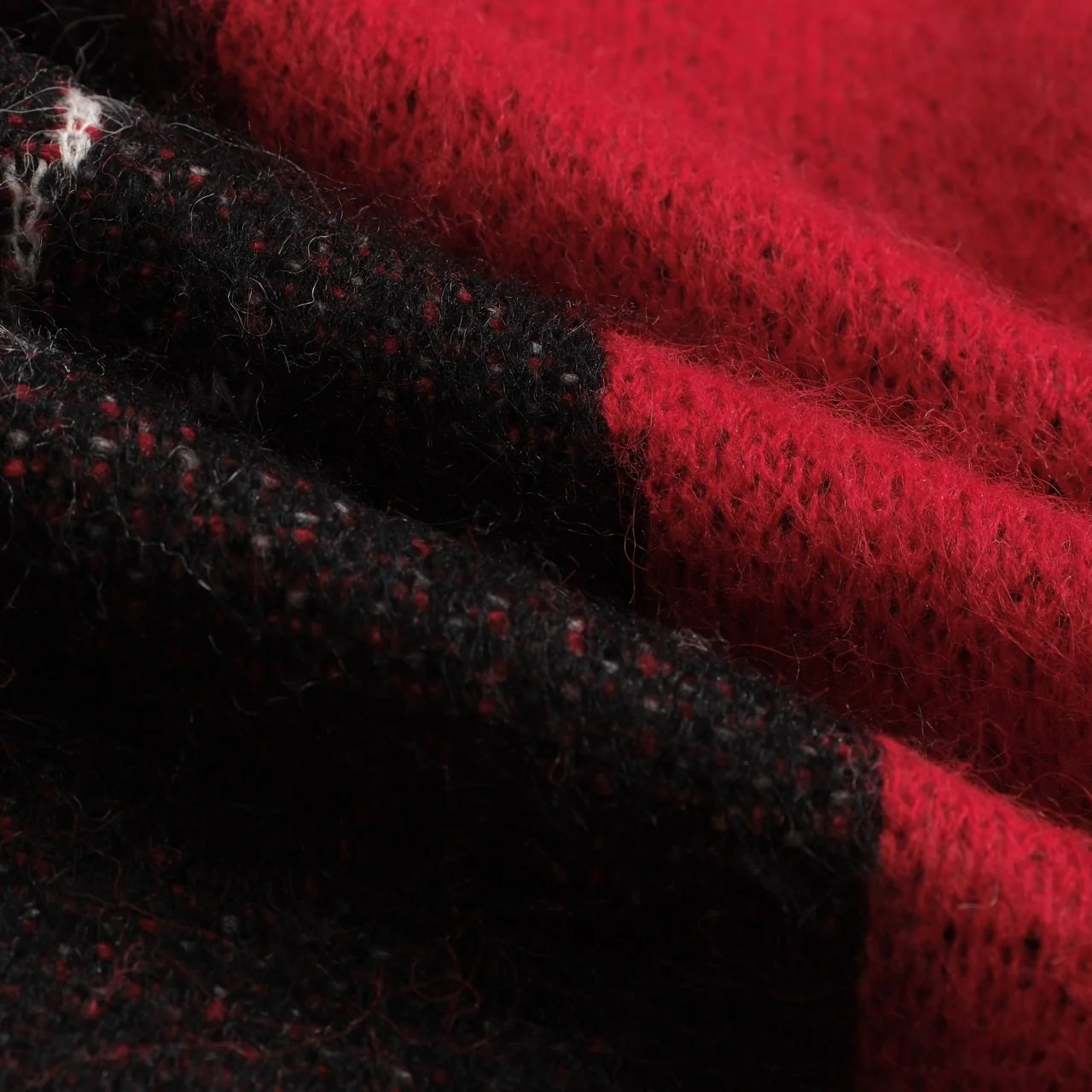 Women's red cat flower jacquard knitwear - Image 8