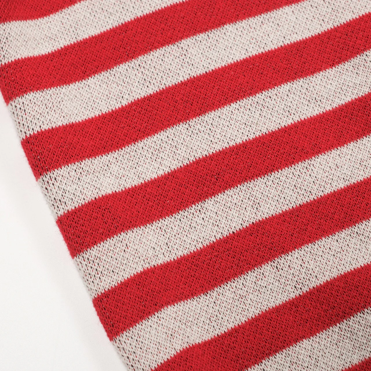 Women's red cat striped animal top skirt knit suit - Image 10