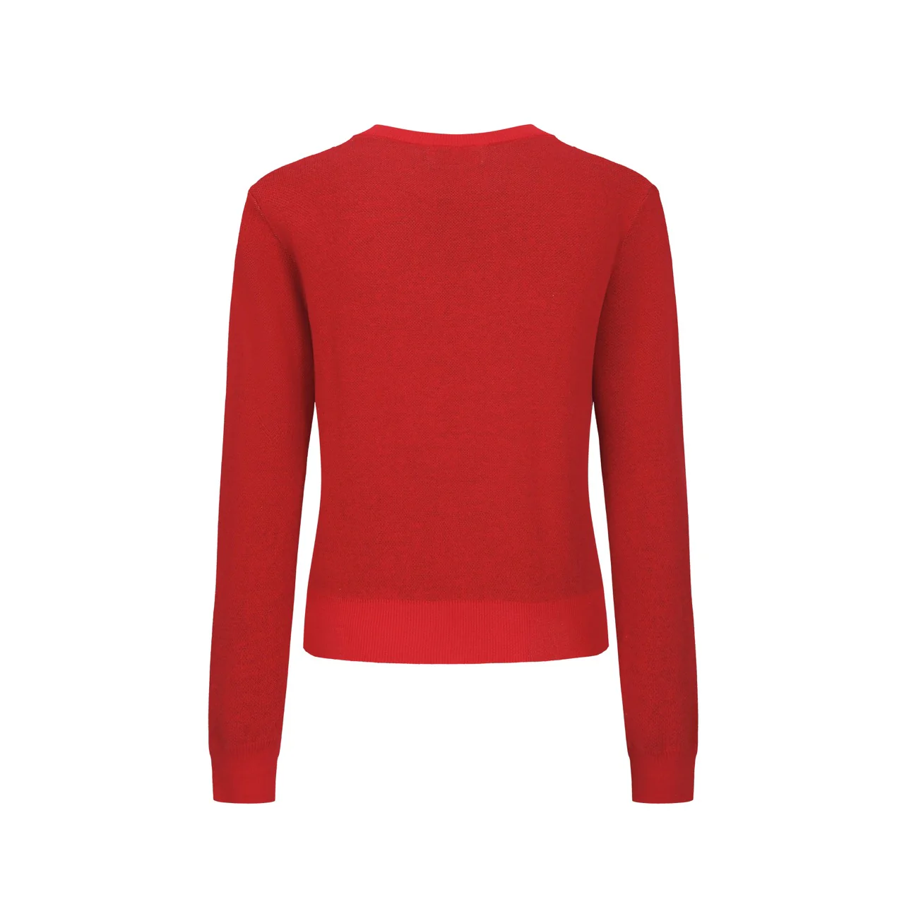 Women's red cat striped animal top skirt knit suit - Image 4