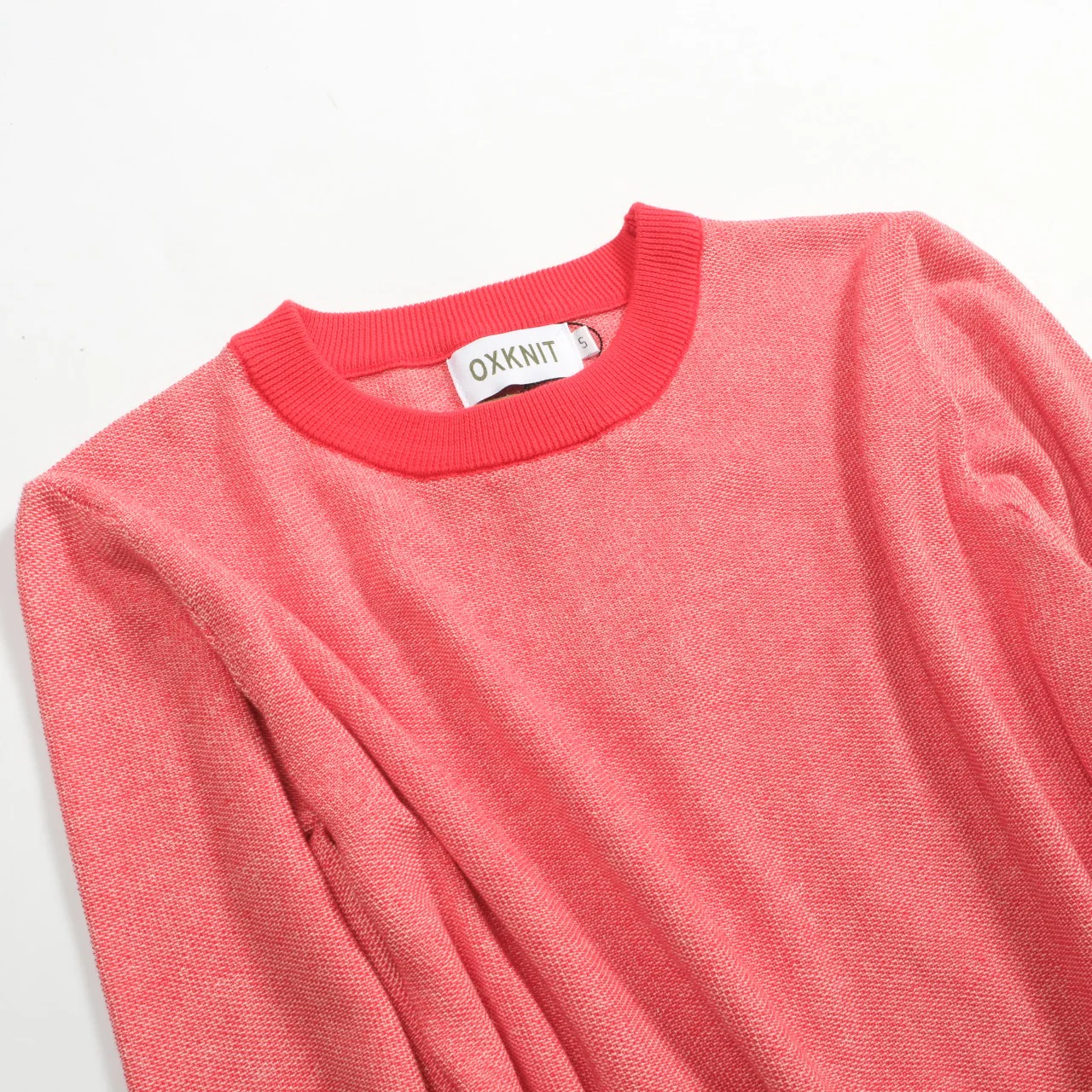 Women's red vintage college knitwear - Image 9