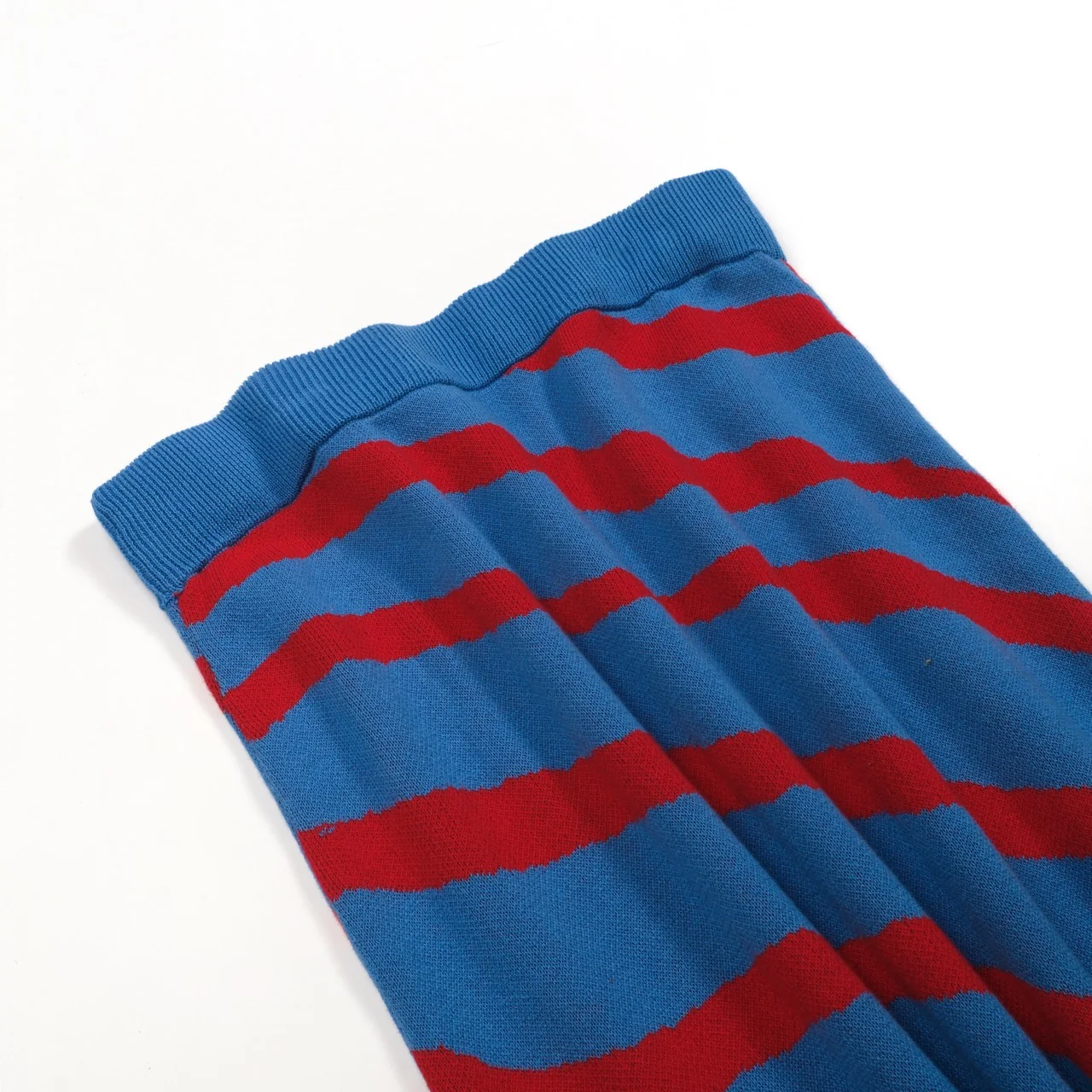 Women's striped embroidered swallow top skirt knit suit - Image 14
