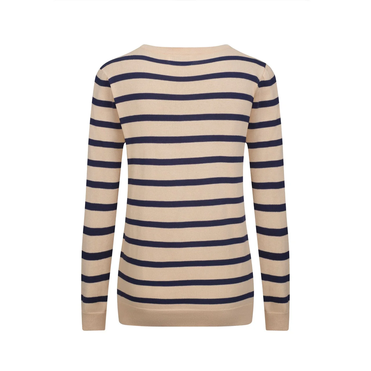 Women's striped vintage embroidered cat knitwear - Image 3