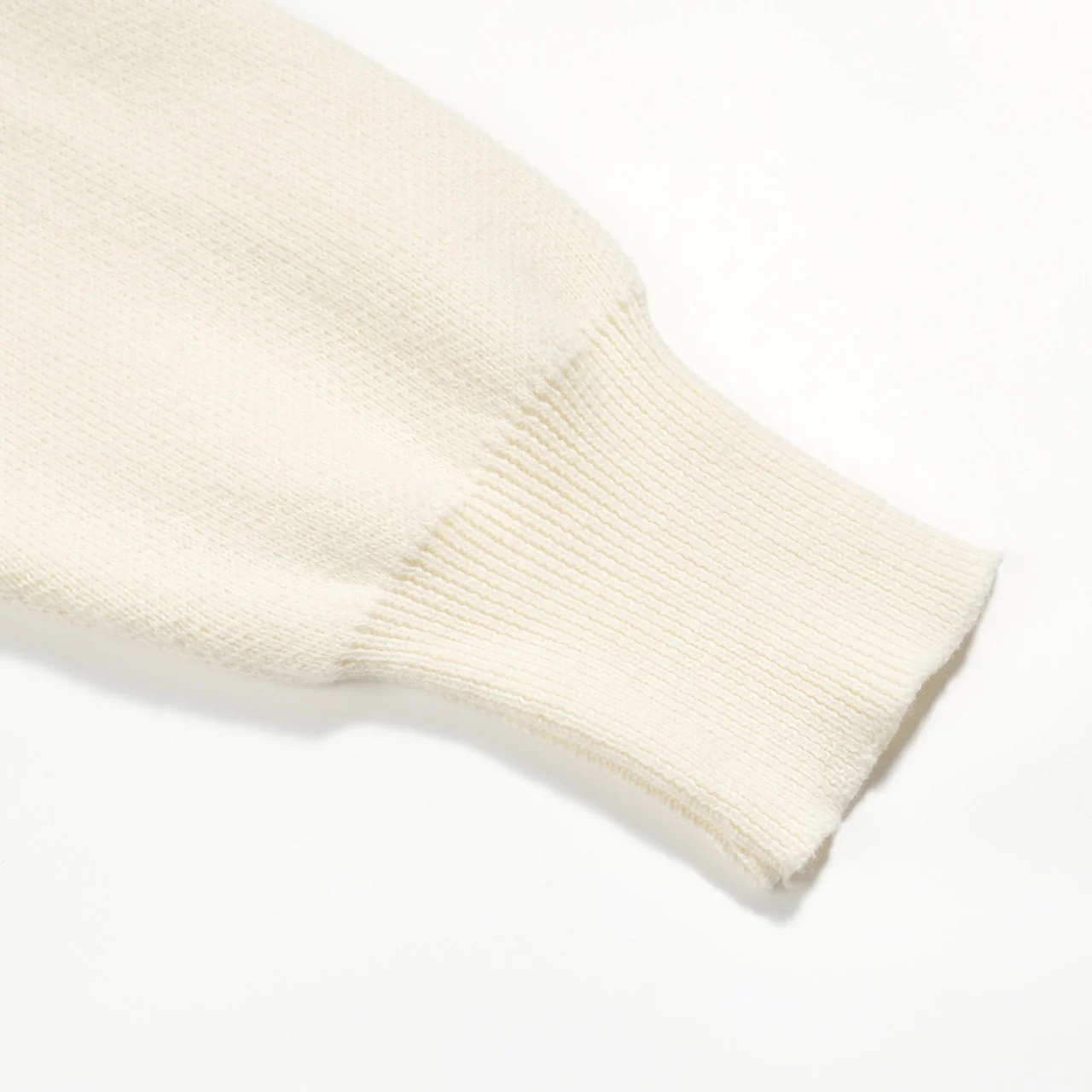Women's white apricot striped bird jacquard knitwear - Image 5