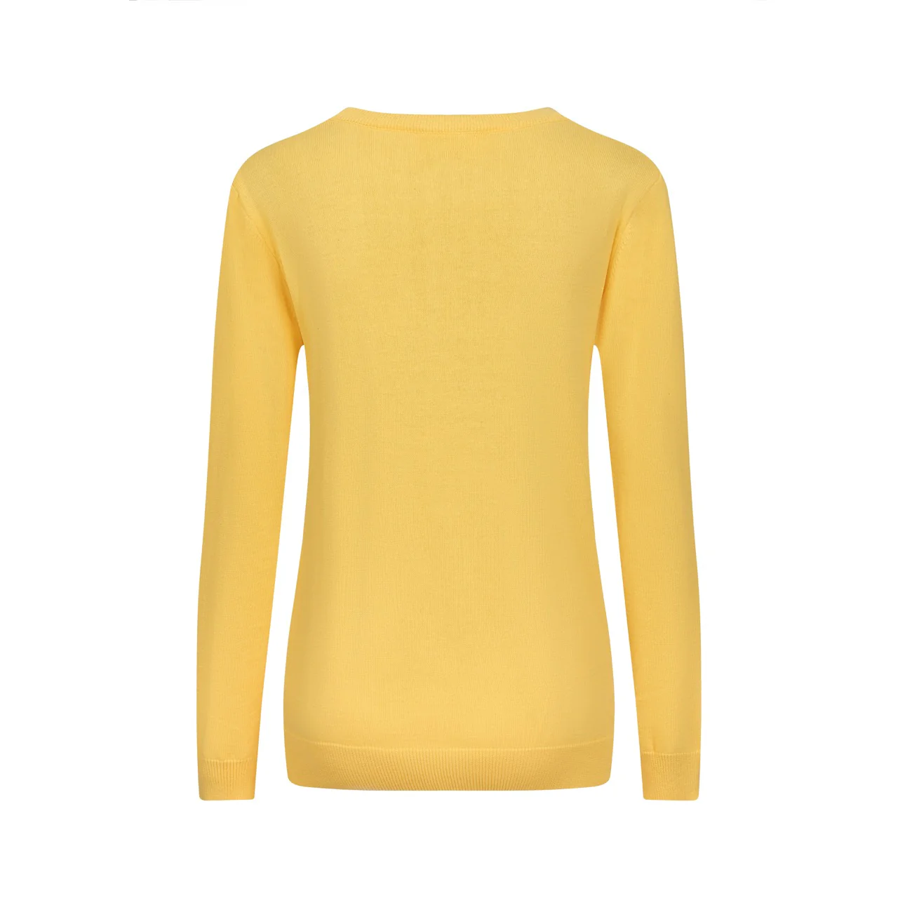 Women's yellow dog jacquard vintage knitwear - Image 3