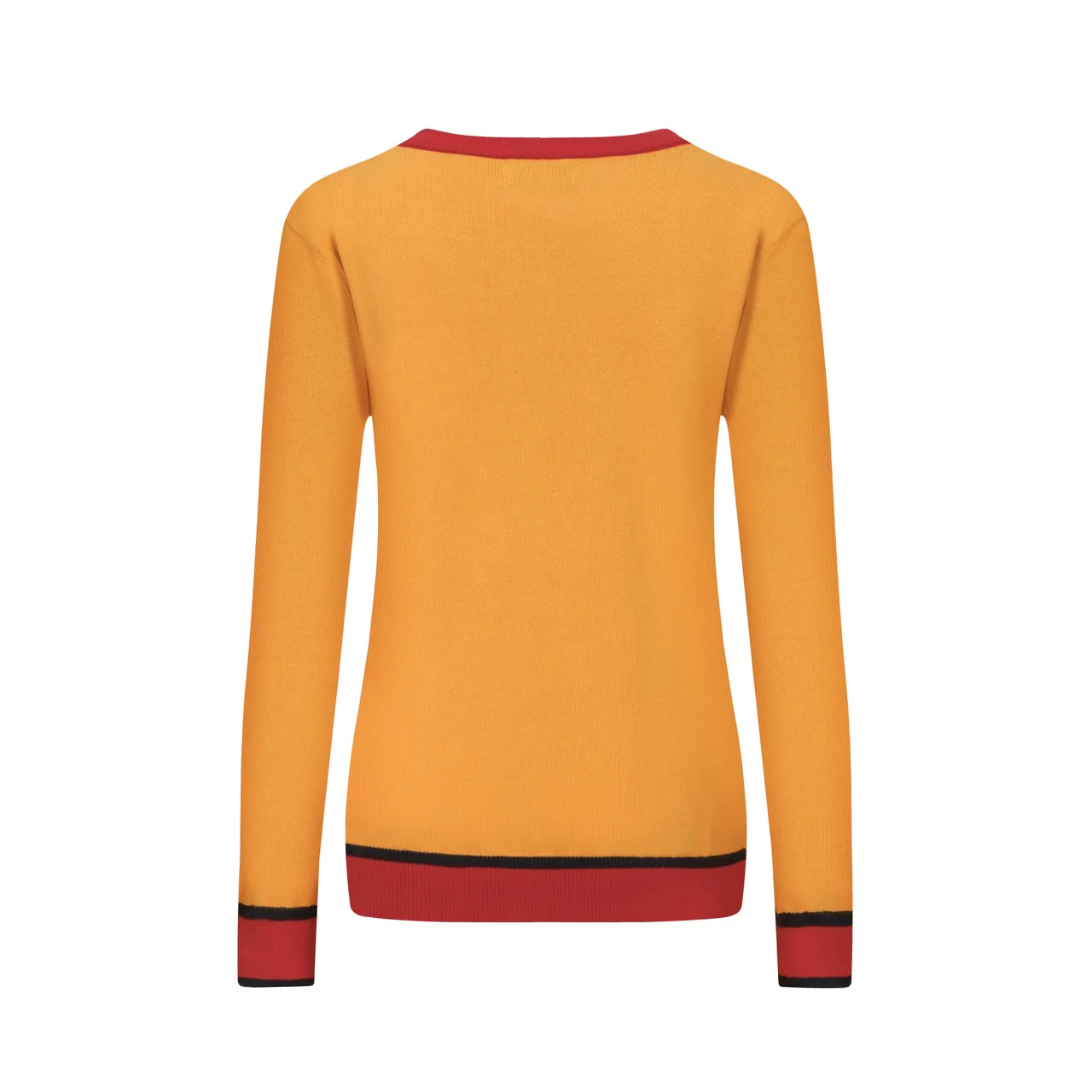 Women's yellow vintage embroidered cardigan - Image 3